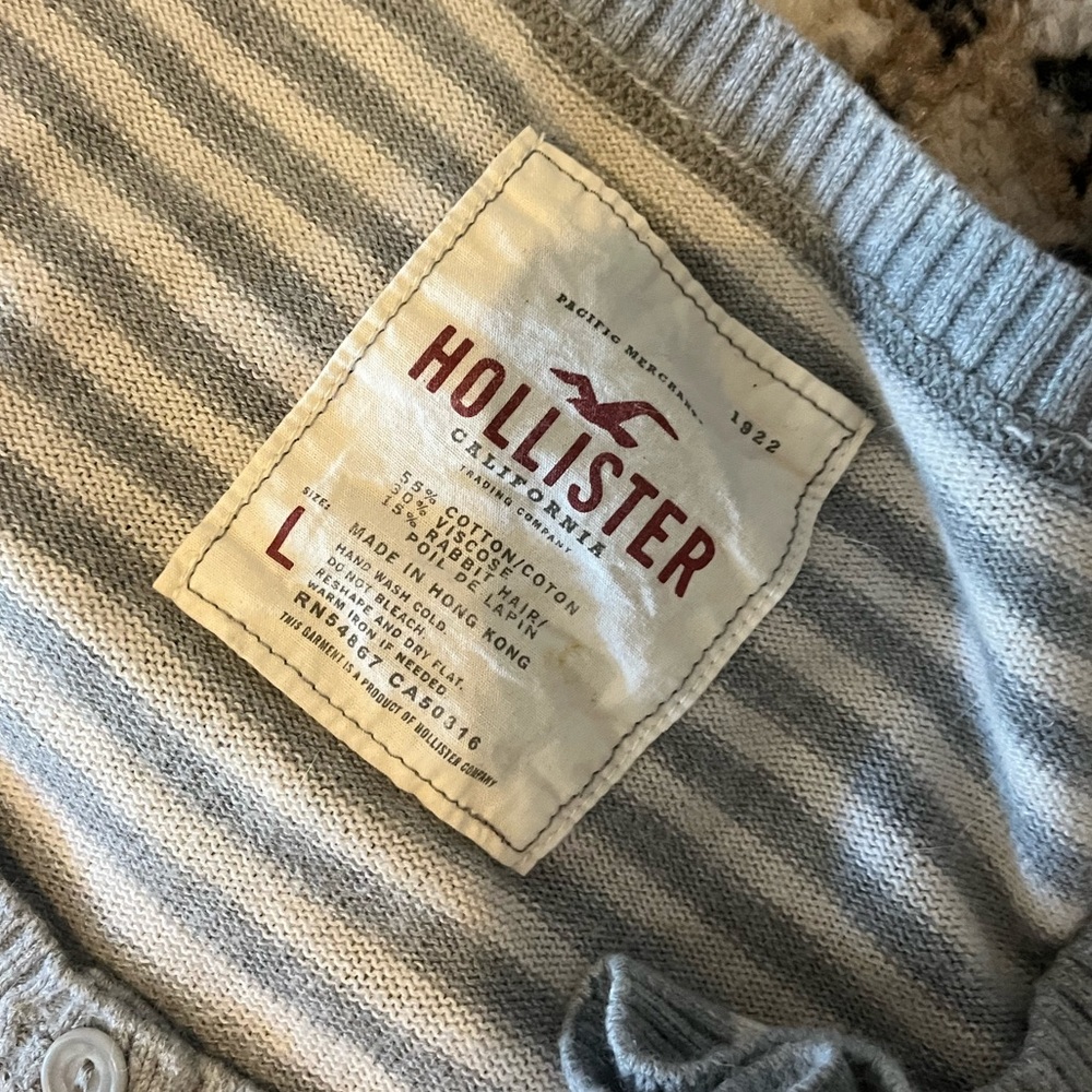 VINTAGE HOLLISTER BABYDOLL SWEATER JUMPER - Picture 3 of 4